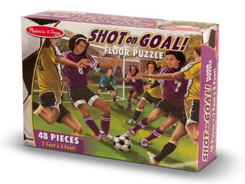 48pc Shot On Goal Floor Puzzle