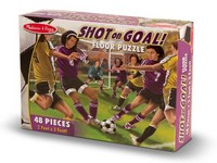 48pc Shot On Goal Floor Puzzle