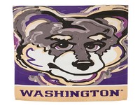 Evergreen UW Harry the Husky House Flag