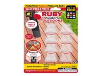 Ruby Outdoor Furniture Sliders, 8 pk