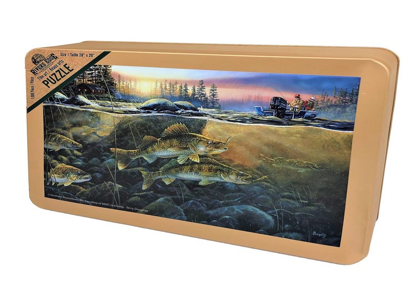 1000pc Puzzle in a Tin Box