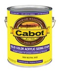 Cabot 800 Series Solid Tintable Satin Neutral Base Acrylic Siding Stain 1 gal