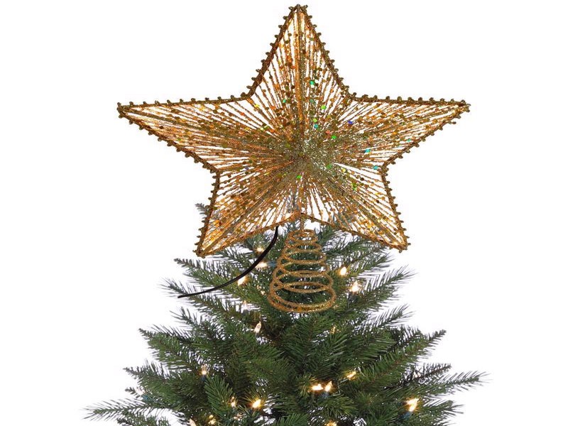 Led Tree Tppr Gld Star