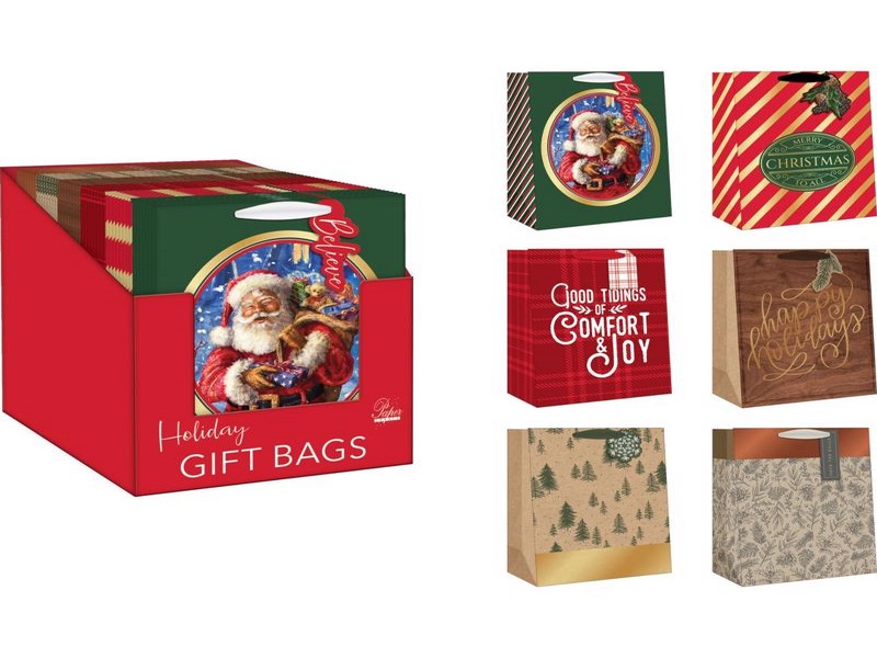 Gift Bag Hldy Treat Med