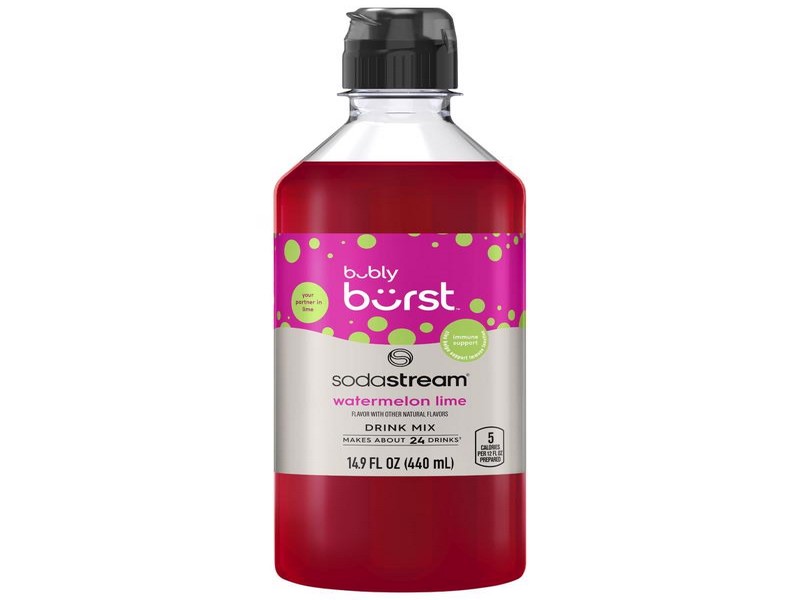 SodaStream Bubly Burst Watermelon Soda Mix, 440 ml, 1 pk.