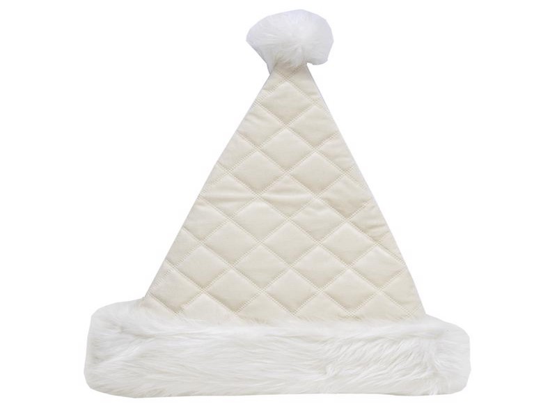 Cmas Velvet Hat Ivory