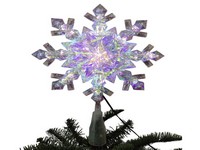 Tree Tppr Snwflk Led 9"