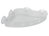 Zenna Home 2.5 in. H X 10.75 in. W X 7.3 in. L Suction Corner Basket