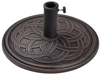 Bond Manufacturing Bronze Ribbon Envirostone Umbrella Base