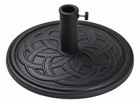 Bond Manufacturing Black Ribbon Envirostone Umbrella Base