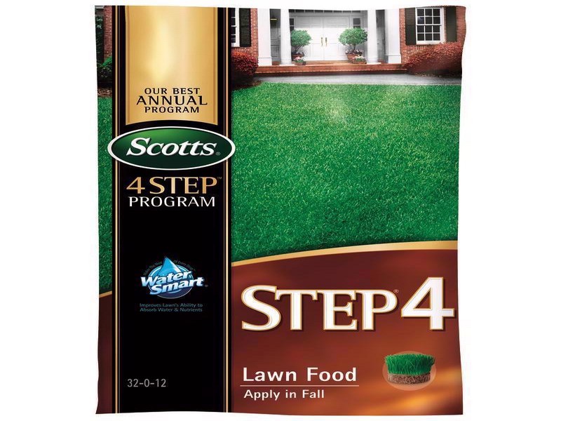 Scotts Step 4 32-0-12 Weed & Feed Lawn Fertilizer For All Grasses 5000 sq ft