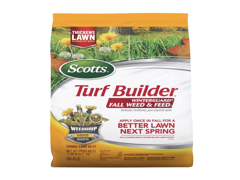 Scotts Turf Builder Weed & Feed Lawn Fertilizer For All Grasses 4000 sq ft
