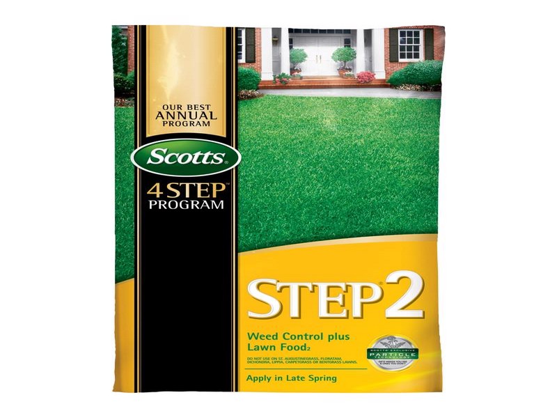Scotts Step 2 Weed Control 28-0-3 Weed Control Lawn Fertilizer For Multiple Grass Types 5000 sq ft