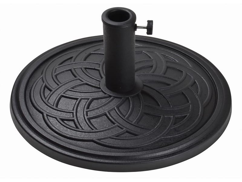 Bond Manufacturing Black Ribbon Envirostone Umbrella Base