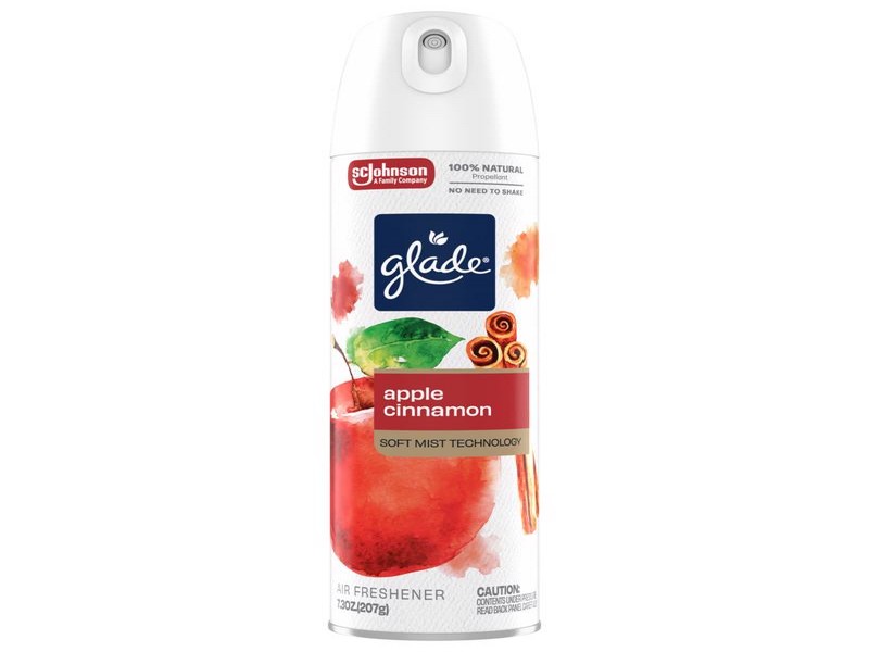 Glade Apple Cinnamon Scent Air Freshener, 7.3 oz Aerosol