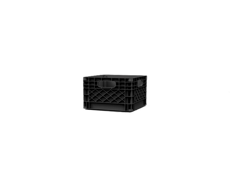 Organize-it Black Miniature Stackable Storage Bin