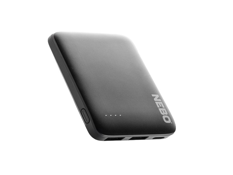 Pwr Bnk Plst Blk 5000mah