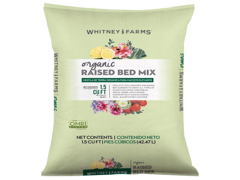 Whitney Farms Organic Fruit and Vegetable Raised Bed Mix 1.5 ft&sup3;