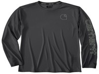 Men's Carhartt Long Sleeve  Force Sun Defender Shirt Steel