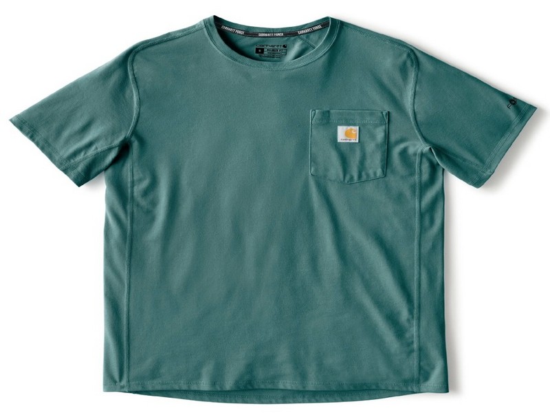 Men's Carhartt Force Pocket Shirt Teal