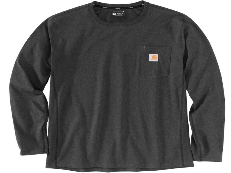 Men's Long Sleeve Force Shirt Carbon