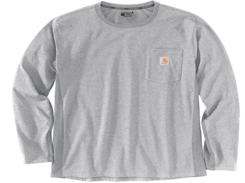 Men's Long Sleeve Force Shirt Heather Grey