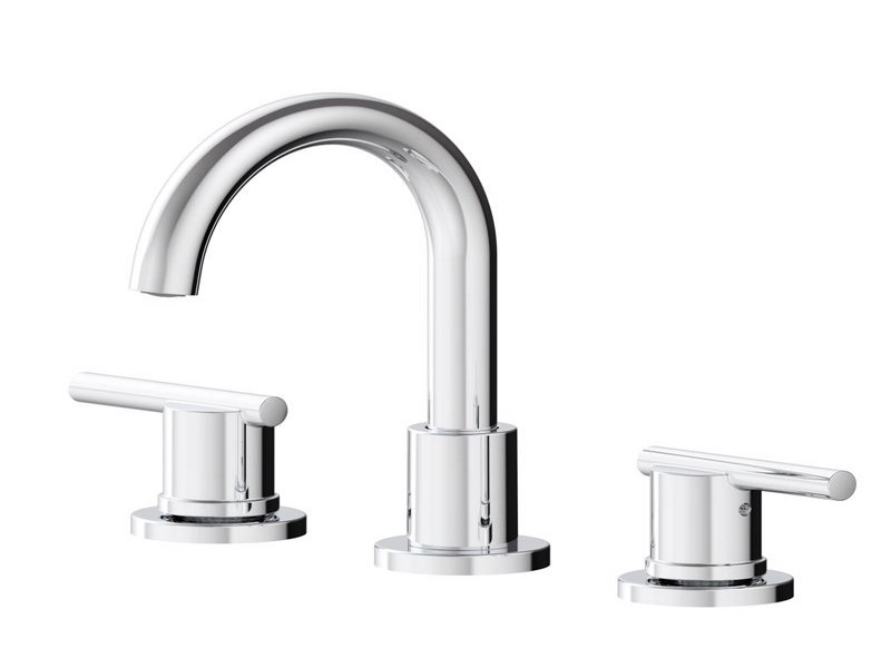 Oakbrook Collection Alexis Chrome Modern Widespread Bathroom Sink Faucet, 8