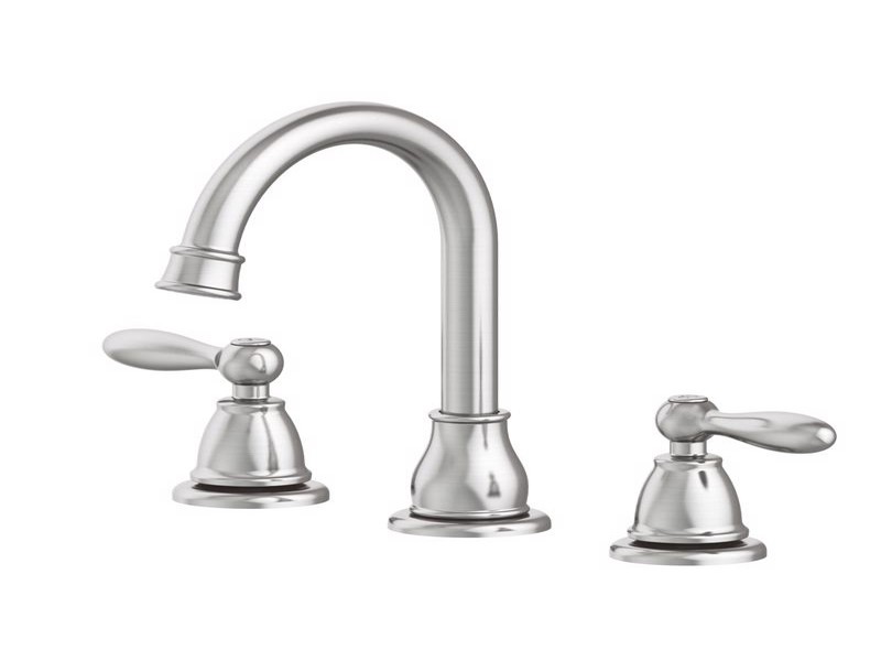 Oakbrook Collection Jennifer Brushed Nickel Traditional Widespread Bathroom