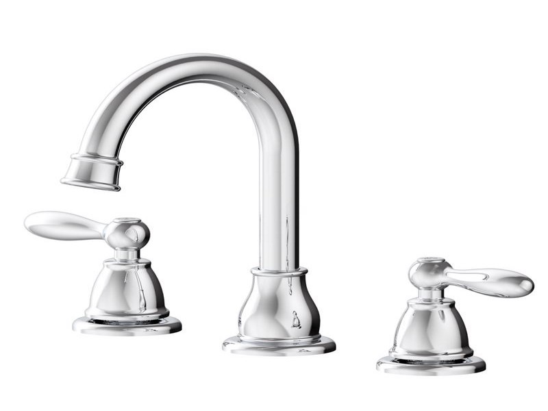 Oakbrook Collection Jennifer Chrome Traditional Widespread Bathroom Sink