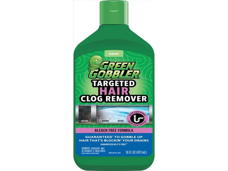 Green Gobbler Liquid Hair Clog Remover, 16 fl. oz.