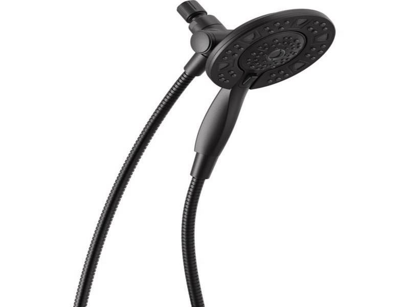 Delta Matte Black Showerhead Combo, 1.75 gpm