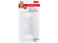 3M Safety Glasses Clear Lens Clear Frame, 1 pc