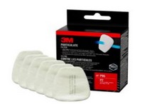 3M P95 Paint Spray and Pesticide Respirator Mask Replacement Filter 5000 White 6 pk