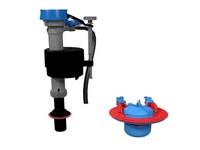 Fluidmaster Performax Fill Valve And Flapper Kit Multicolored Plastic/Rubber
