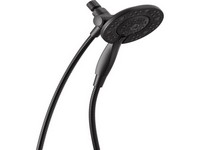 Delta Matte Black Showerhead Combo, 1.75 gpm