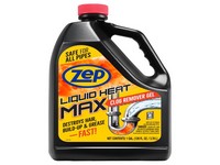 Zep Liquid Heat Gel Clog Remover, 128 oz.