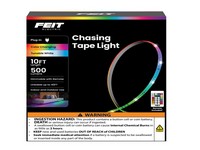 Feit 10 ft. L Color Changing Plug-In LED Tape Light, 1 pk