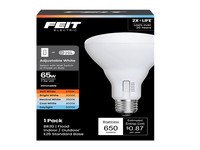 Feit BR30 E26 (Medium) LED Bulb Adjustable White 65 Watt Equivalence, 1 pk