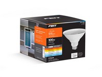 Feit PAR38 E26 (Medium) LED Dusk to Dawn Bulb Color Changing 100 Watt