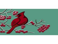 18 in. W X 30 in. L Multi-Color Cardinal Accent Rug