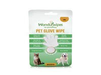 Wondurdog Wondurwipes White Unscented All Pets Glove Wipes, 1.5 oz, 1 pk