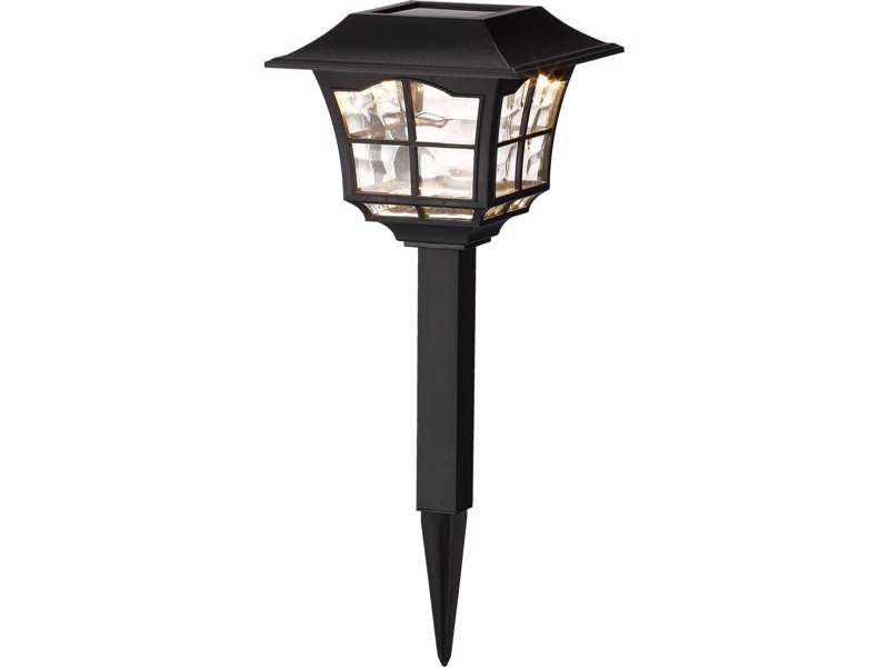 Living Accents Black Solar Powered 0.06 W LED Pathway Light, 1 pk