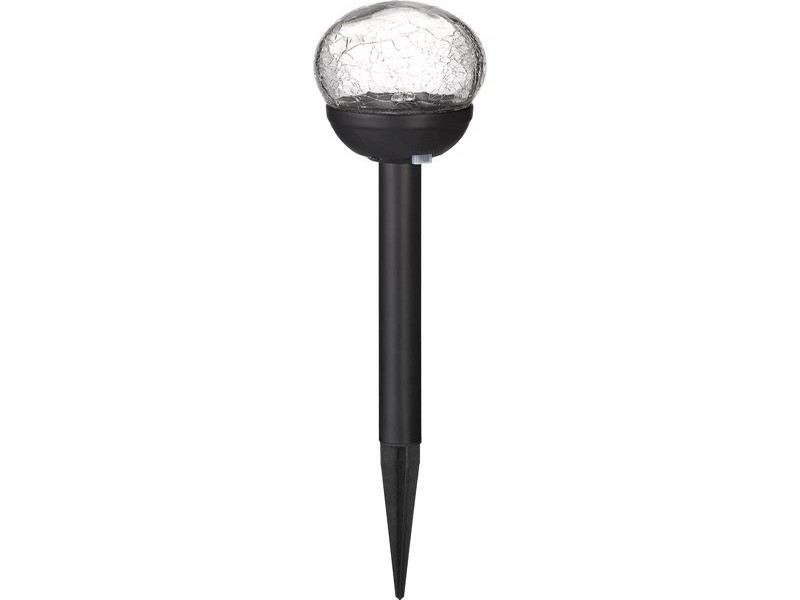 Living Accents Black Solar Powered 0.06 W LED Pathway Light, 1 pk