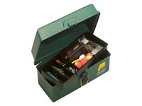 Tackle Box 1 Tray Green Metalic
