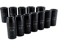 Craftsman 27 mm S X 1/2 in. drive S Metric 6 Point Deep Deep Impact Socket 12 pc