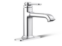 Kohler Envelu Polished Chrome Modern Single-Handle Bathroom Sink Faucet, 4