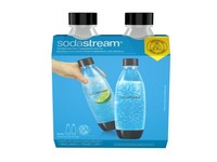 SodaStream Black 1 L Carbonator Bottle 2 pk
