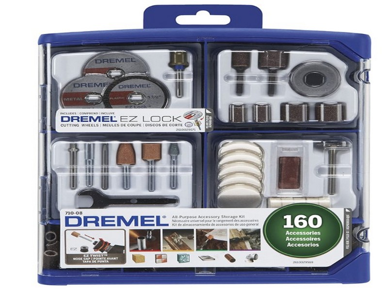 Dremel All-Purpose Rotary Tool Accessory Kit 160 pc