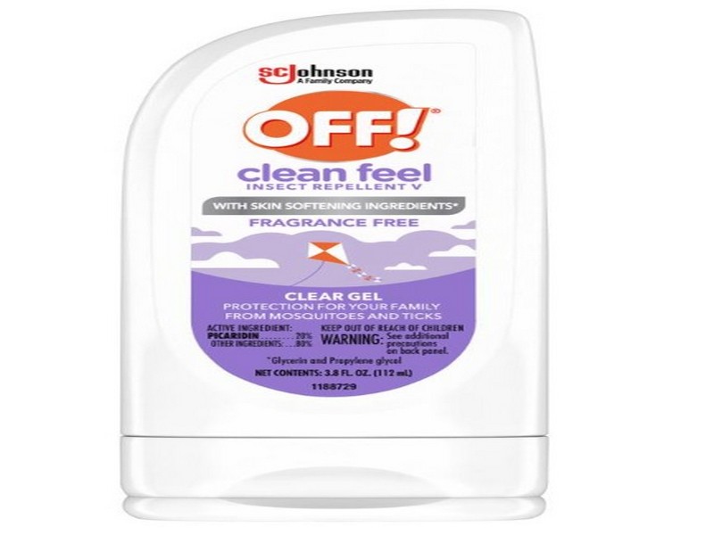 OFF! Clean Feel Insect Repellent Gel For Mosquitoes/Ticks 3.8 oz