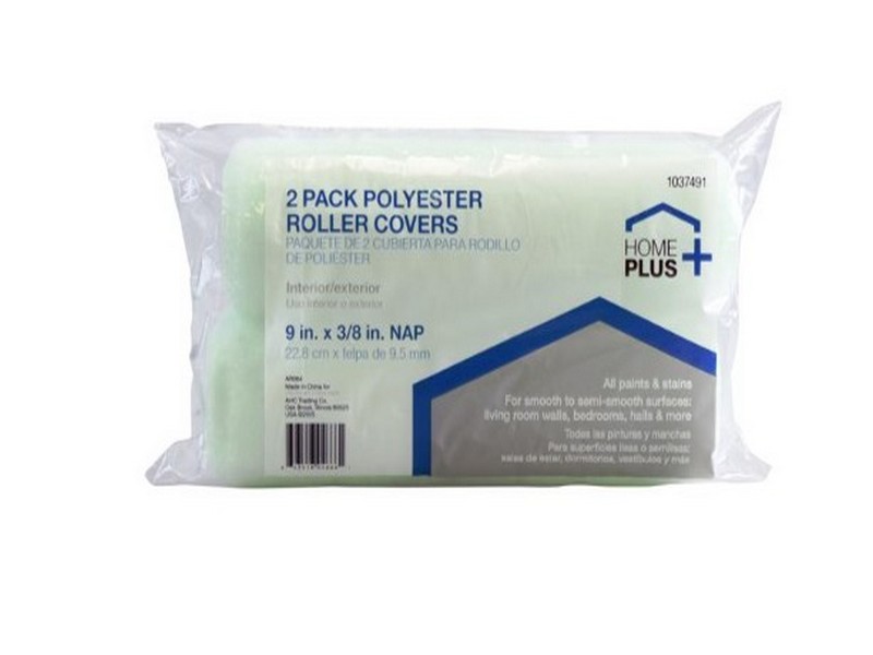 Pnt Rlr Cvr Grn 9" 2pk 10993